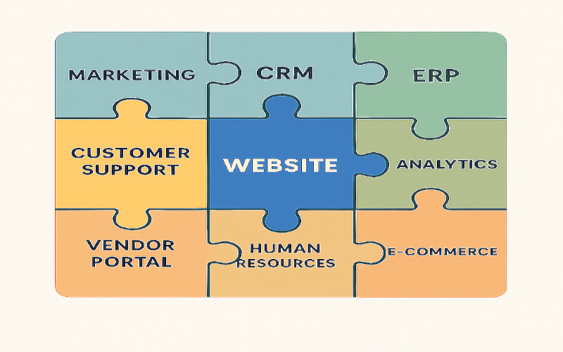 Developers building responsive website